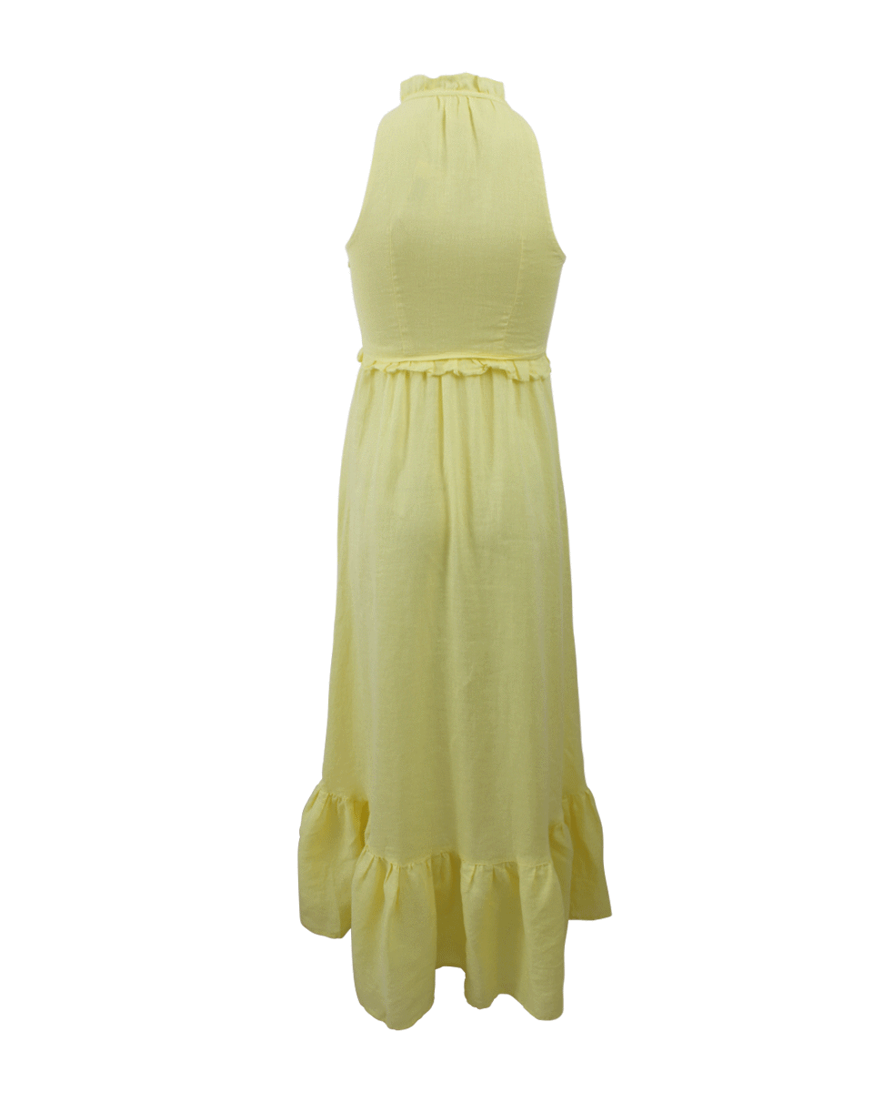 120% LINO-Ruffle Detail Maxi Dress-