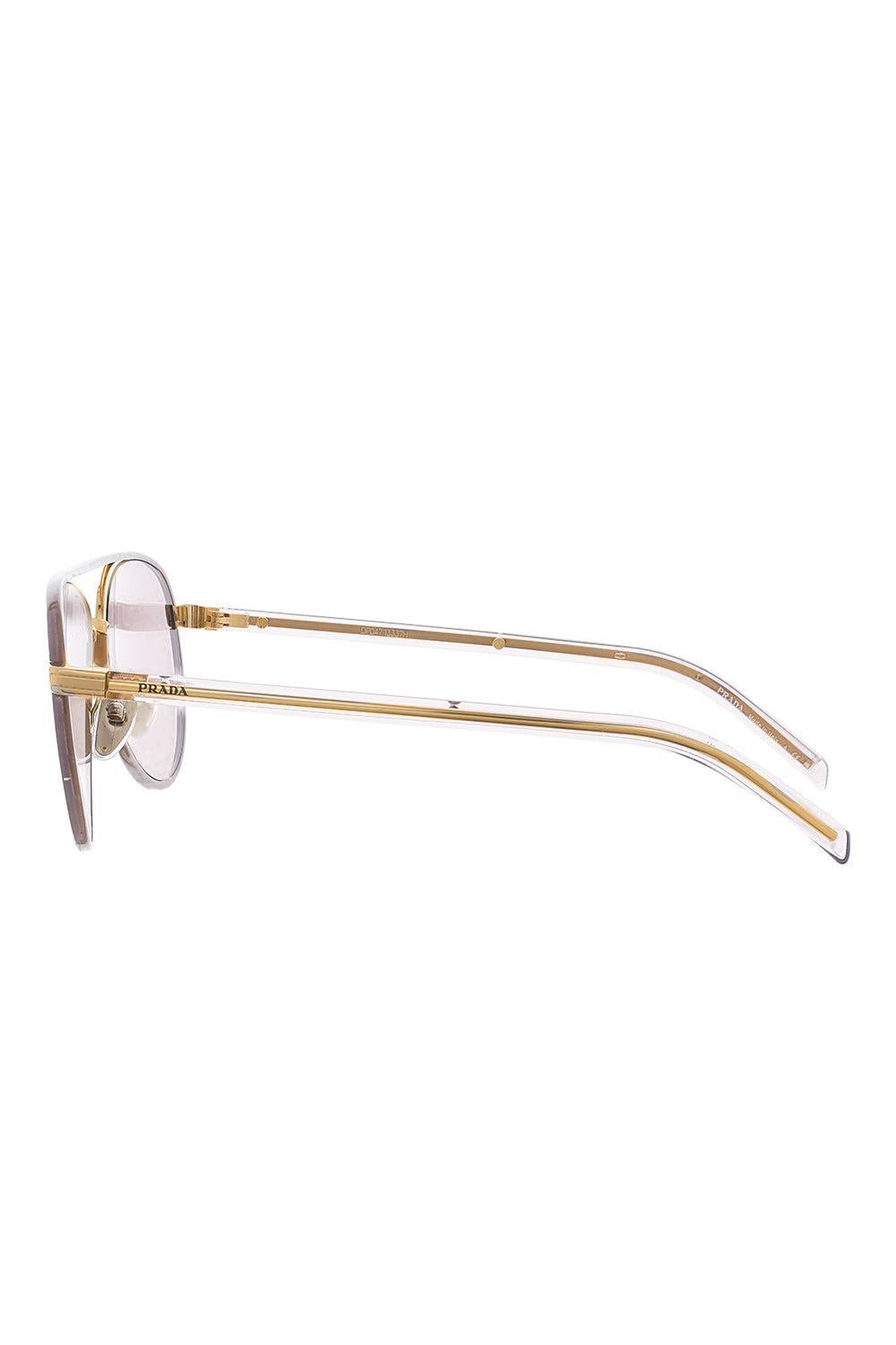 Aviator Sunglasses-GDPRPBRN-ACCESSORIESUNGLASSES-PRADA