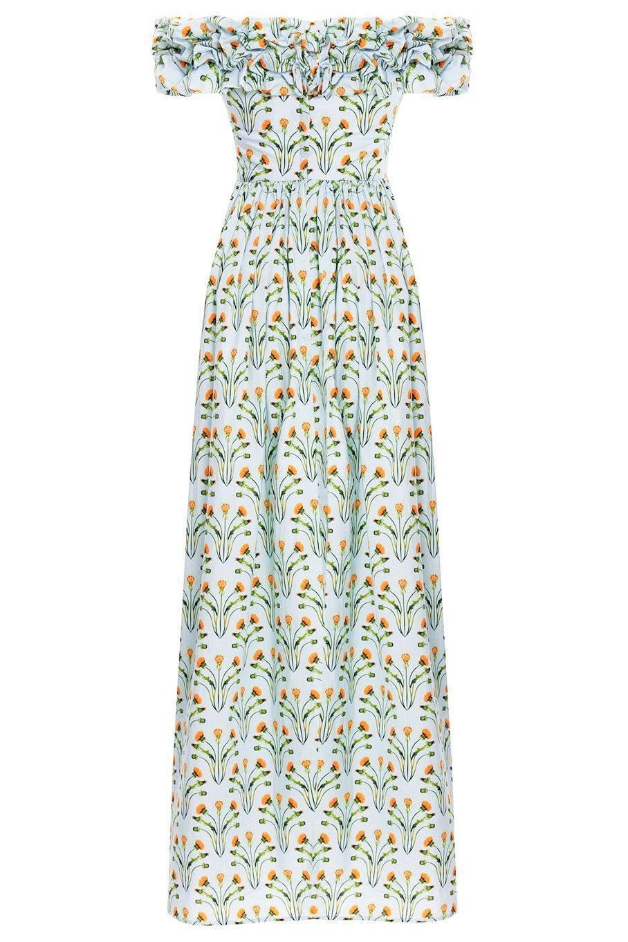 AGUA BY AGUA BENDITA-Espliego Maxi Dress-