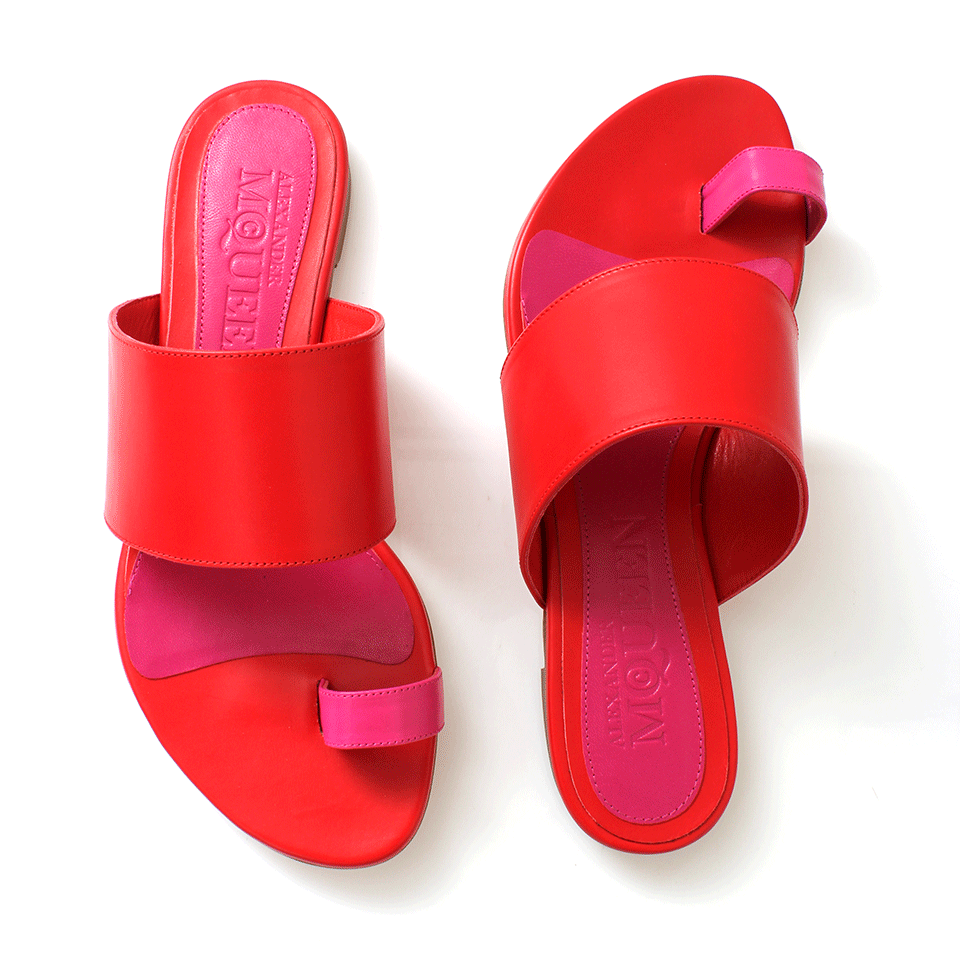 ALEXANDER MCQUEEN-Toe Ring Sandal-