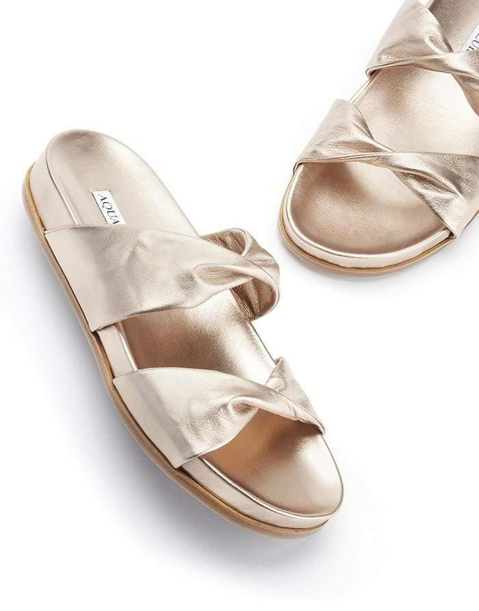 AQUAZZURA-Copper Twist Sandal-