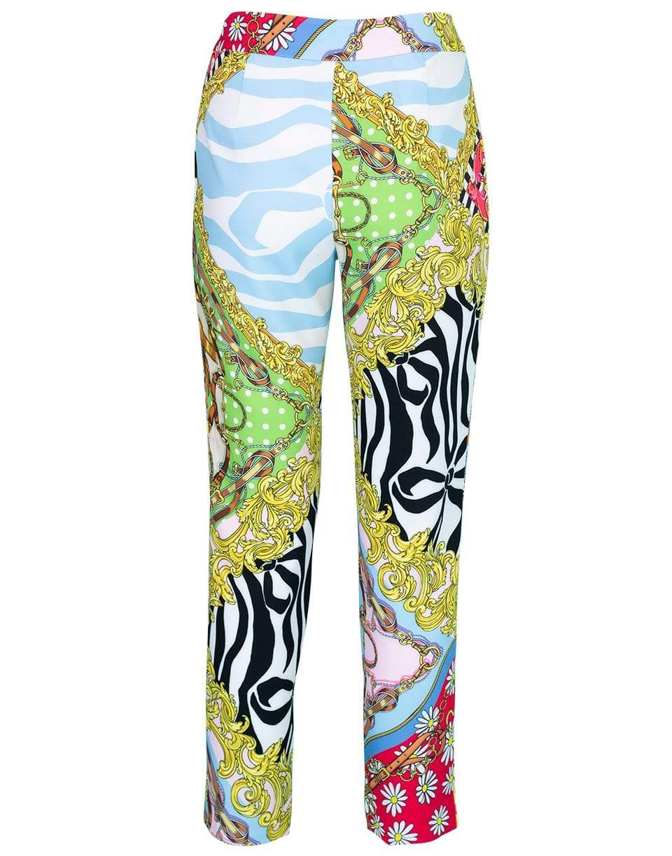 BOUTIQUE MOSCHINO-Fantasy Print Cropped Pant-