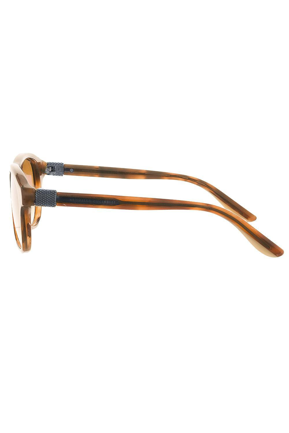 Gradient Aviator Sunglasses - Chocolate-CHOCHVMA-ACCESSORIESUNGLASSES-BRUNELLO CUCINELLI
