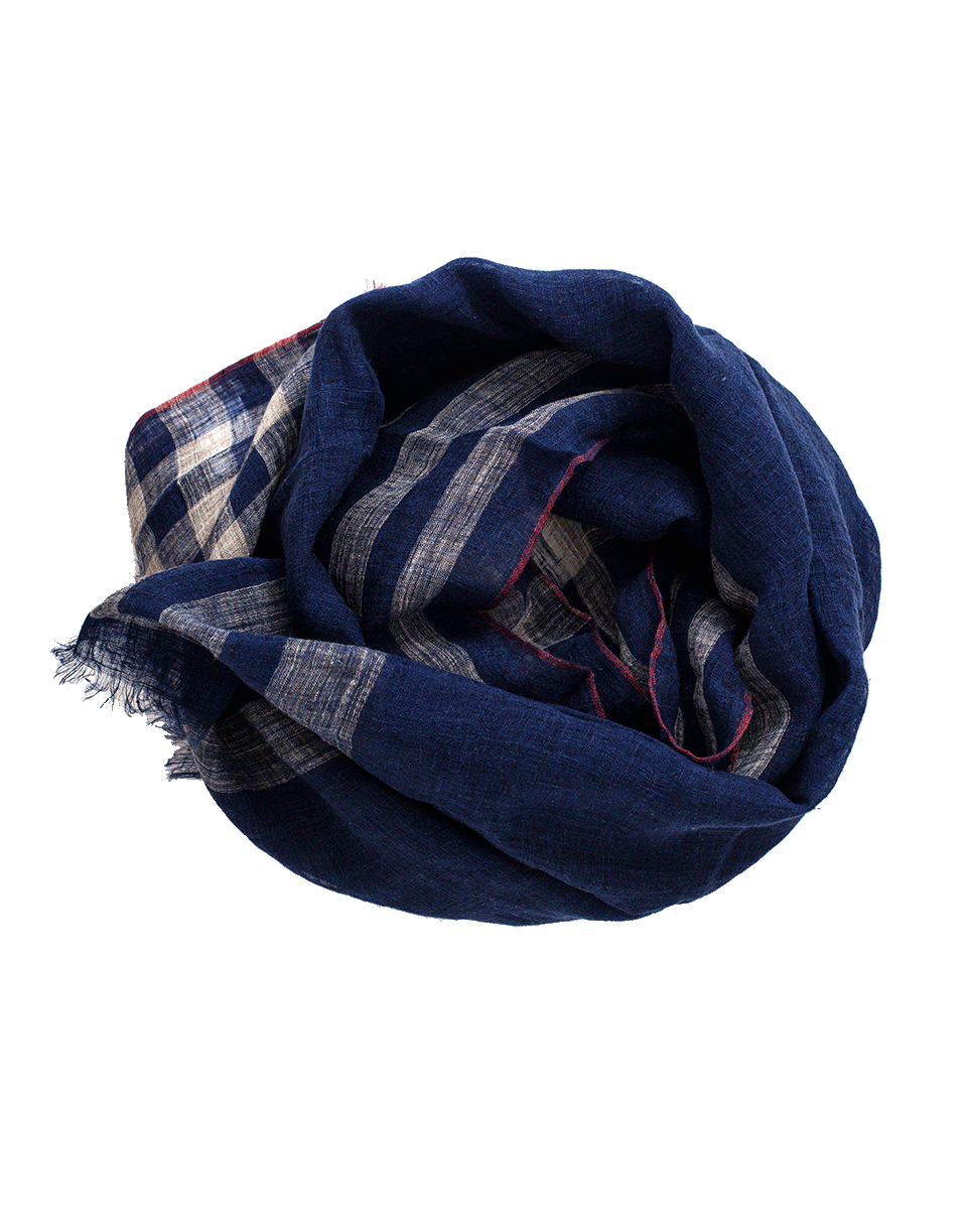 BRUNELLO CUCINELLI-Scarf-NAVY