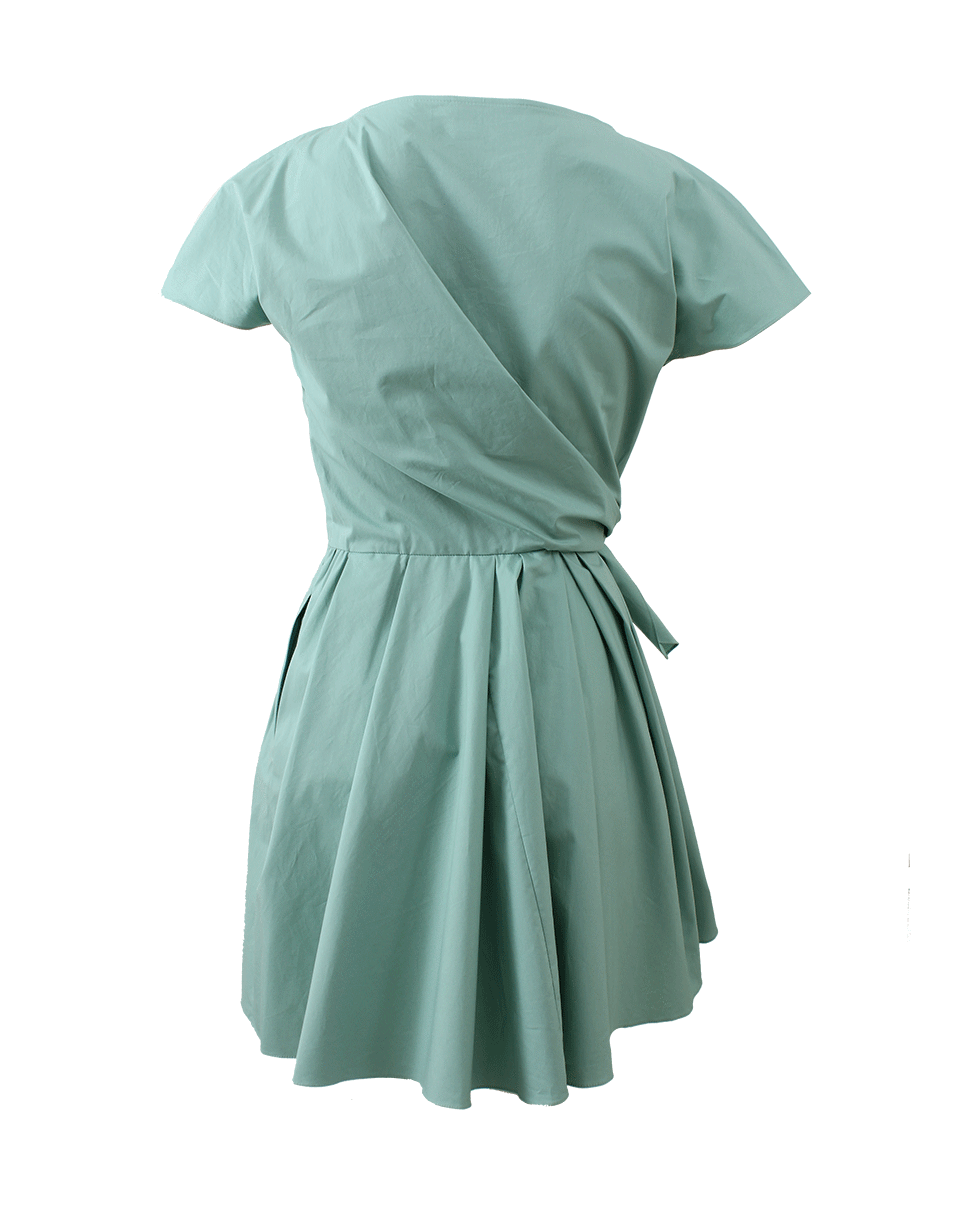 CARVEN-Full Bottom Tie Waist Dress-