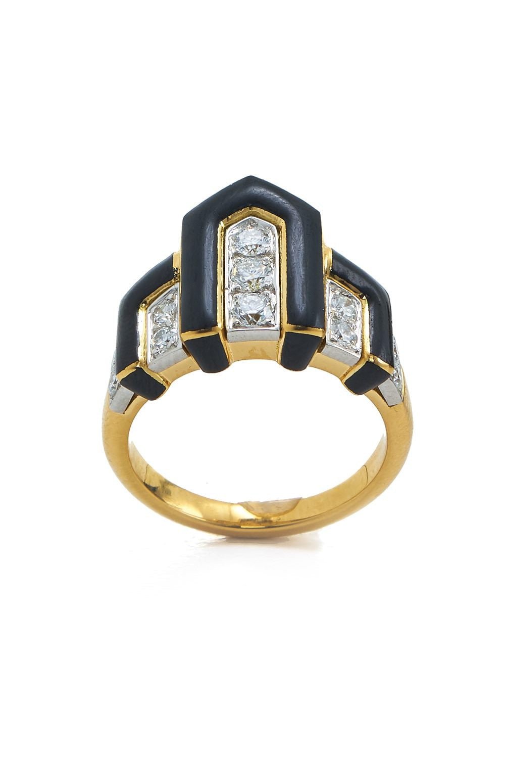 DAVID WEBB-Scape Ring-YELLOW GOLD