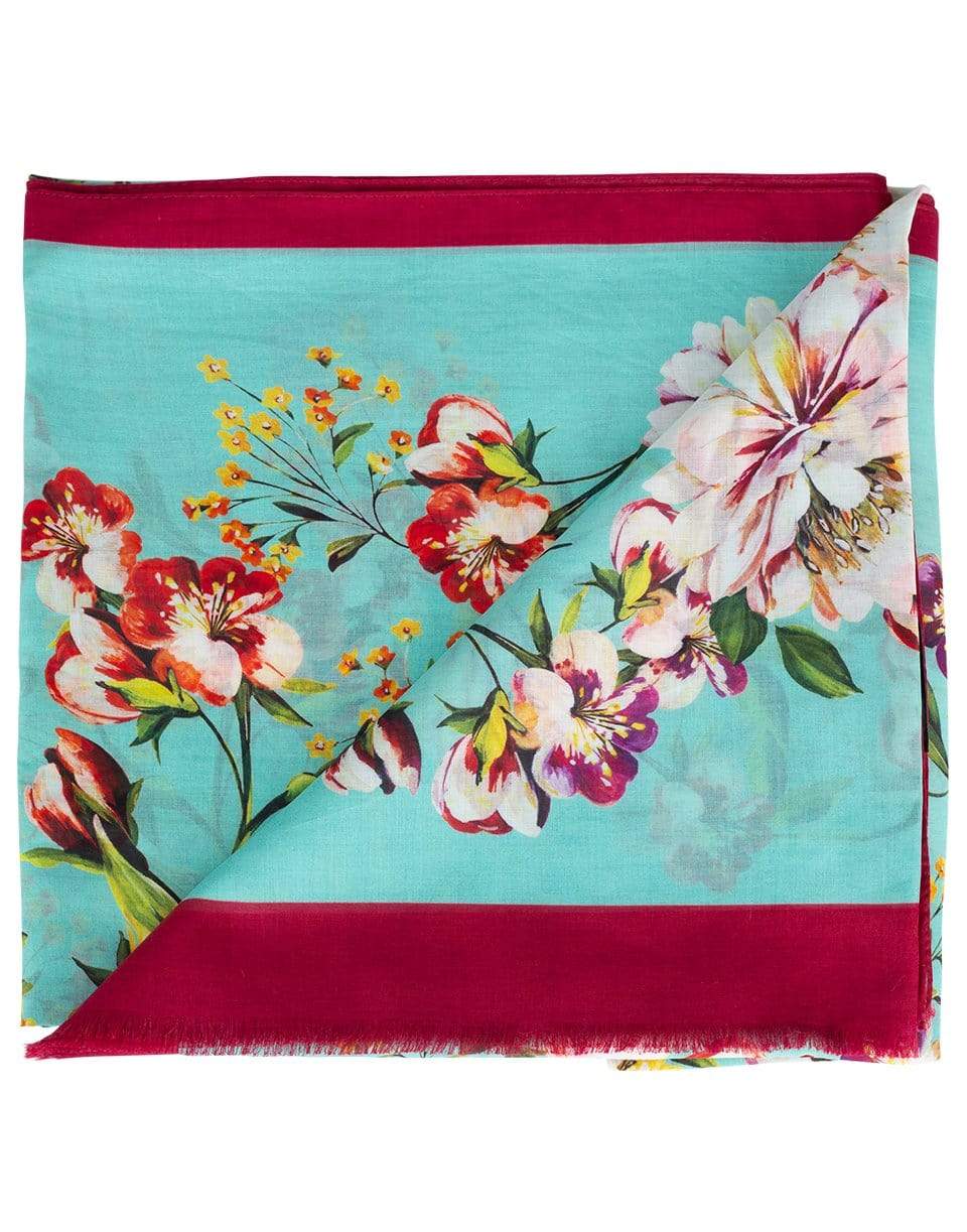DOLCE & GABBANA-Violet Print Pareo-VIOLET