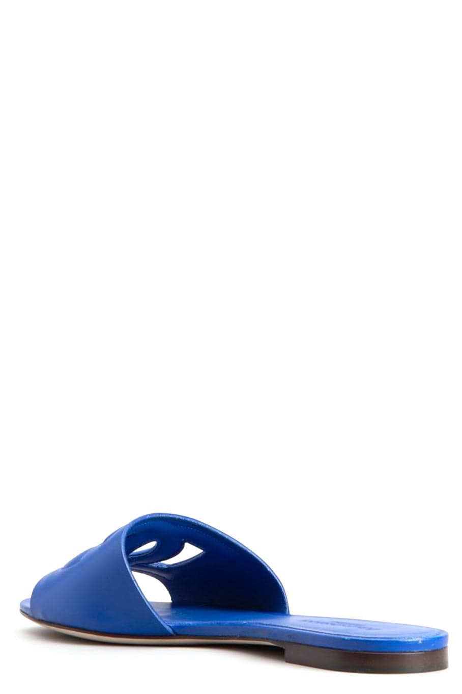 DOLCE & GABBANA-DG Logo Slide Sandal - Blue-