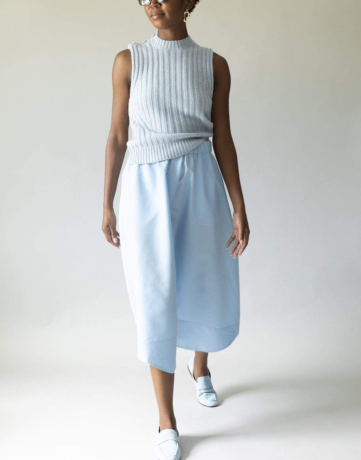 GANNI-Wool Mix Top-