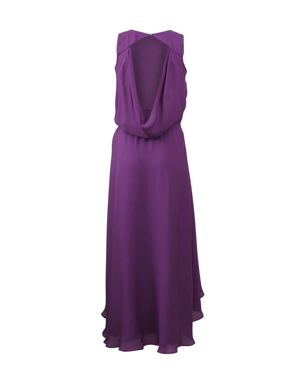 HAUTE HIPPIE-Cowl Back Dress-