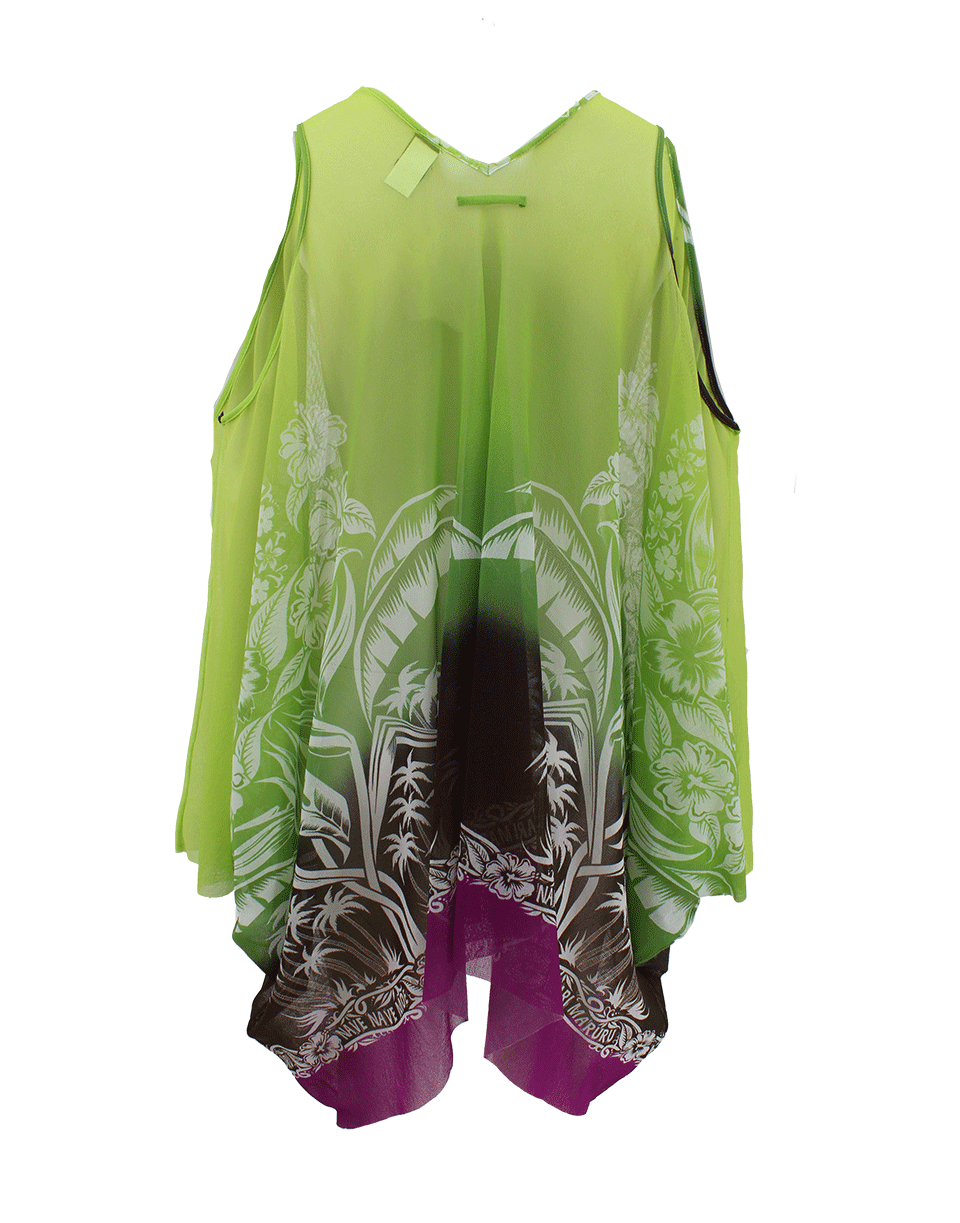 JEAN PAUL GAULTIER SOLIEL-Tropical Print Caftan-