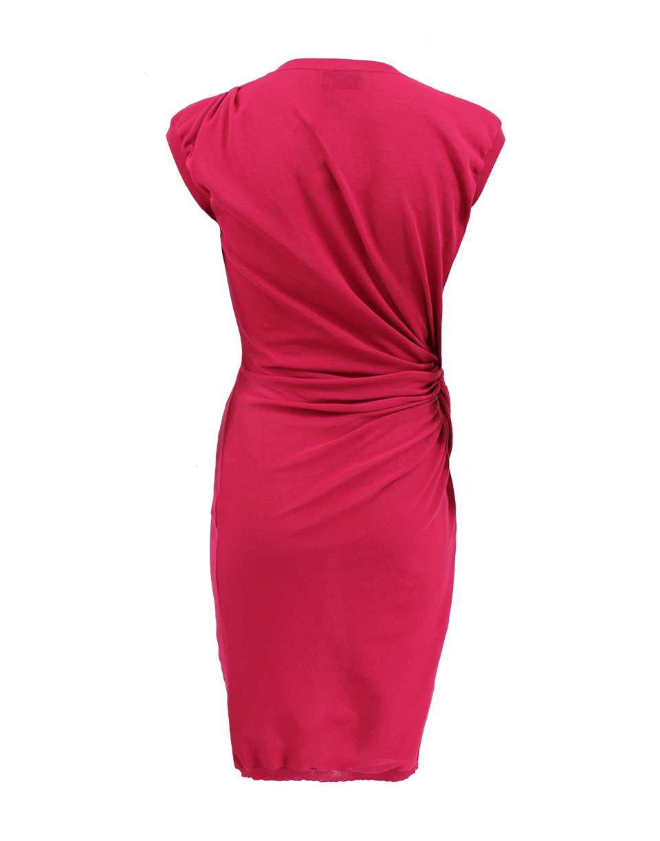 LANVIN-Gathered Side Fitted Dress-