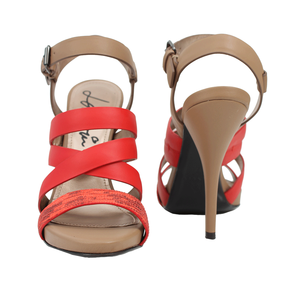 LANVIN-Bi-Color Strappy Sandal-