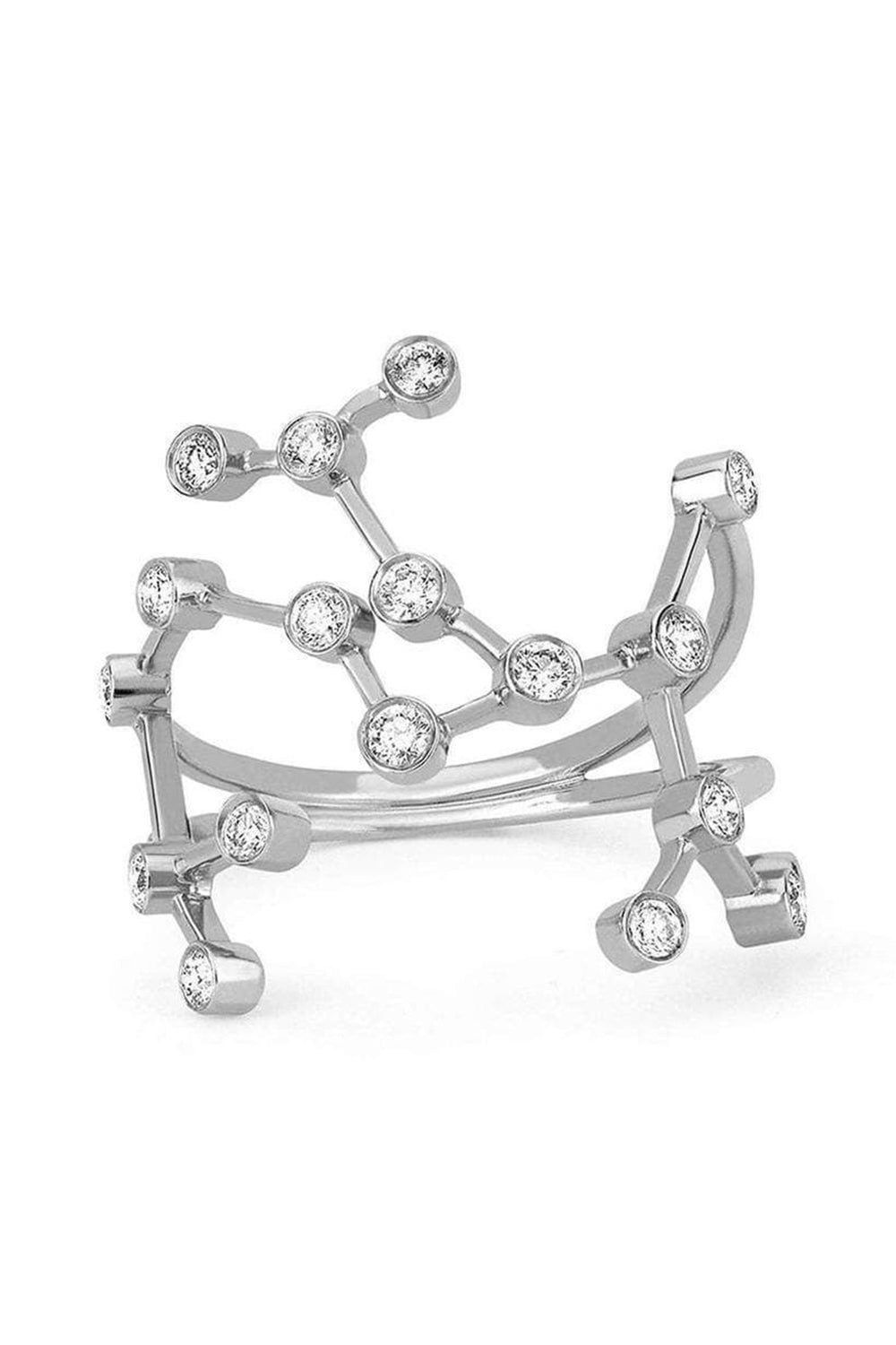 LOGAN HOLLOWELL-Sagittarius Diamond Constellation Ring-