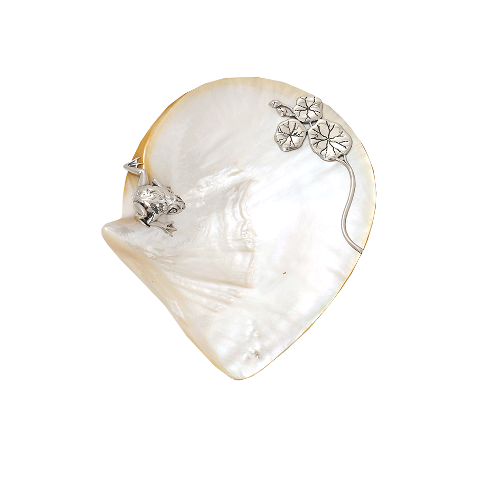 LOTUS ARTS de VIVRE-Mother Of Pearl Shell Frog Bowl-MOP