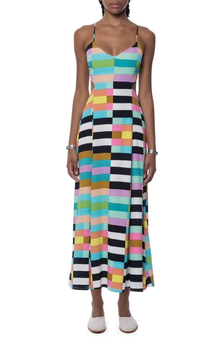 MARA HOFFMAN-Cut Out Maxi Dress-