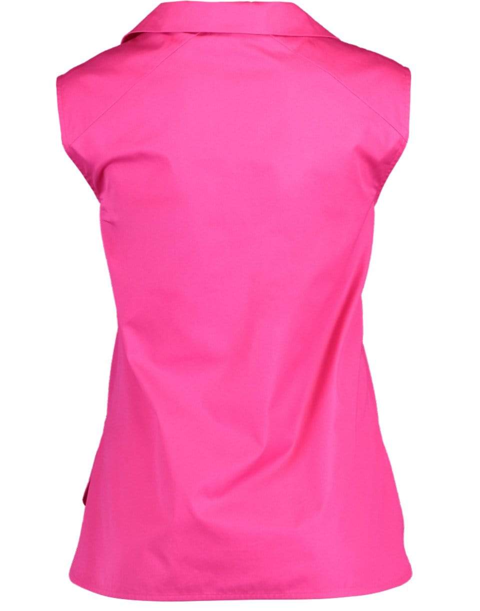 MARNI-Cotton Poplin Collared Tank Top-