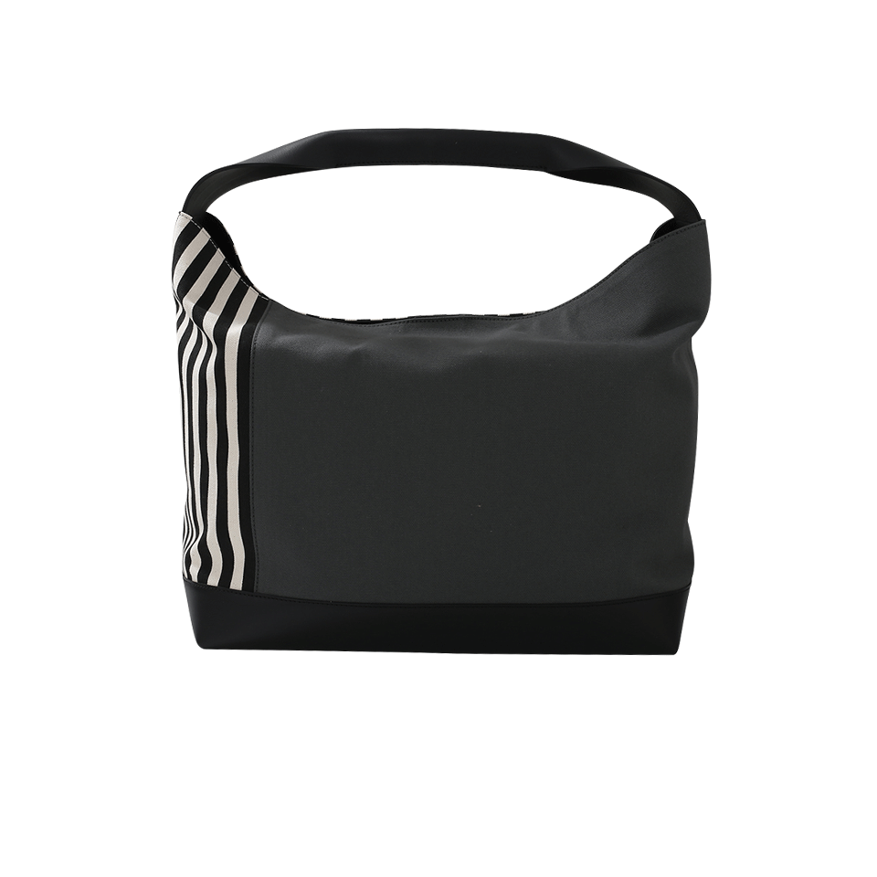 MARNI-Striped Canvas Tote-DUST