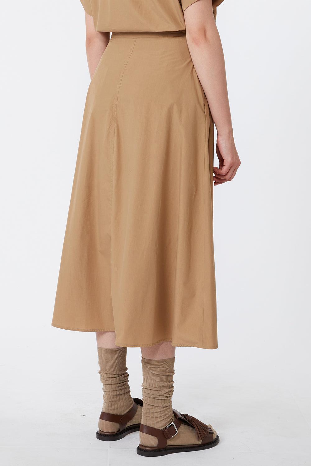 Zattera Skirt-BROWN-2-CLOTHINGSKIRTMIDI-MAX MARA