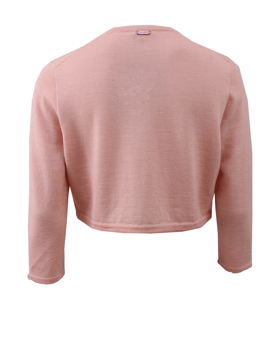 OSCAR DE LA RENTA-Cashmere Silk Bolero-
