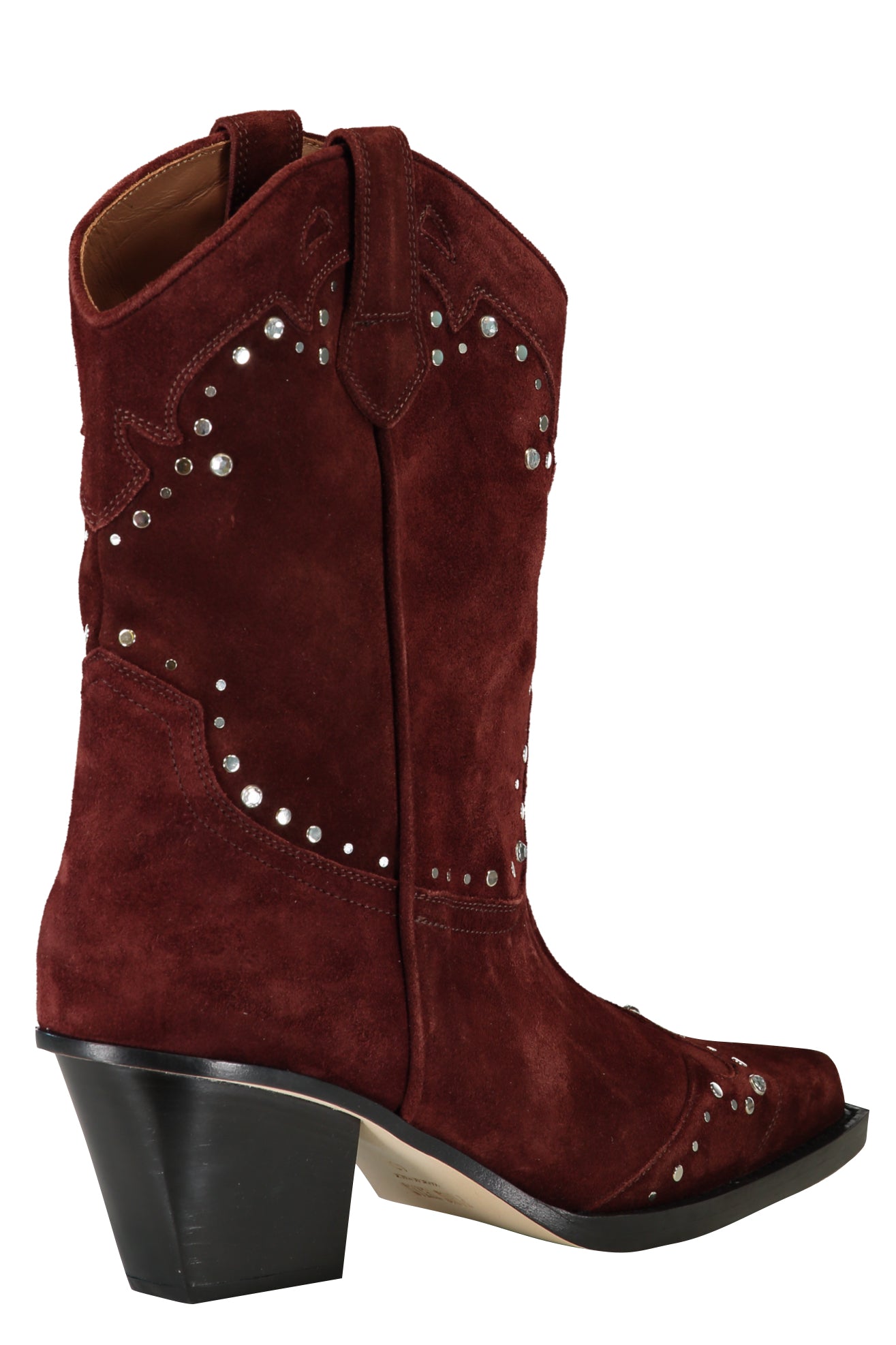 Janice Suede Boots - Mogano-MOGANO-37-SHOEBOOT-PARIS TEXAS