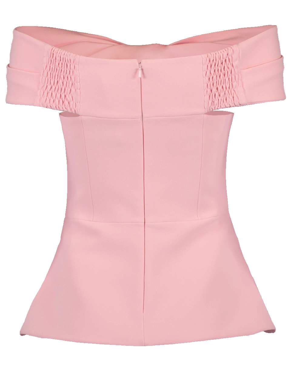 SAFIYAA-Mabel Off Shoulder Front Knot Top-