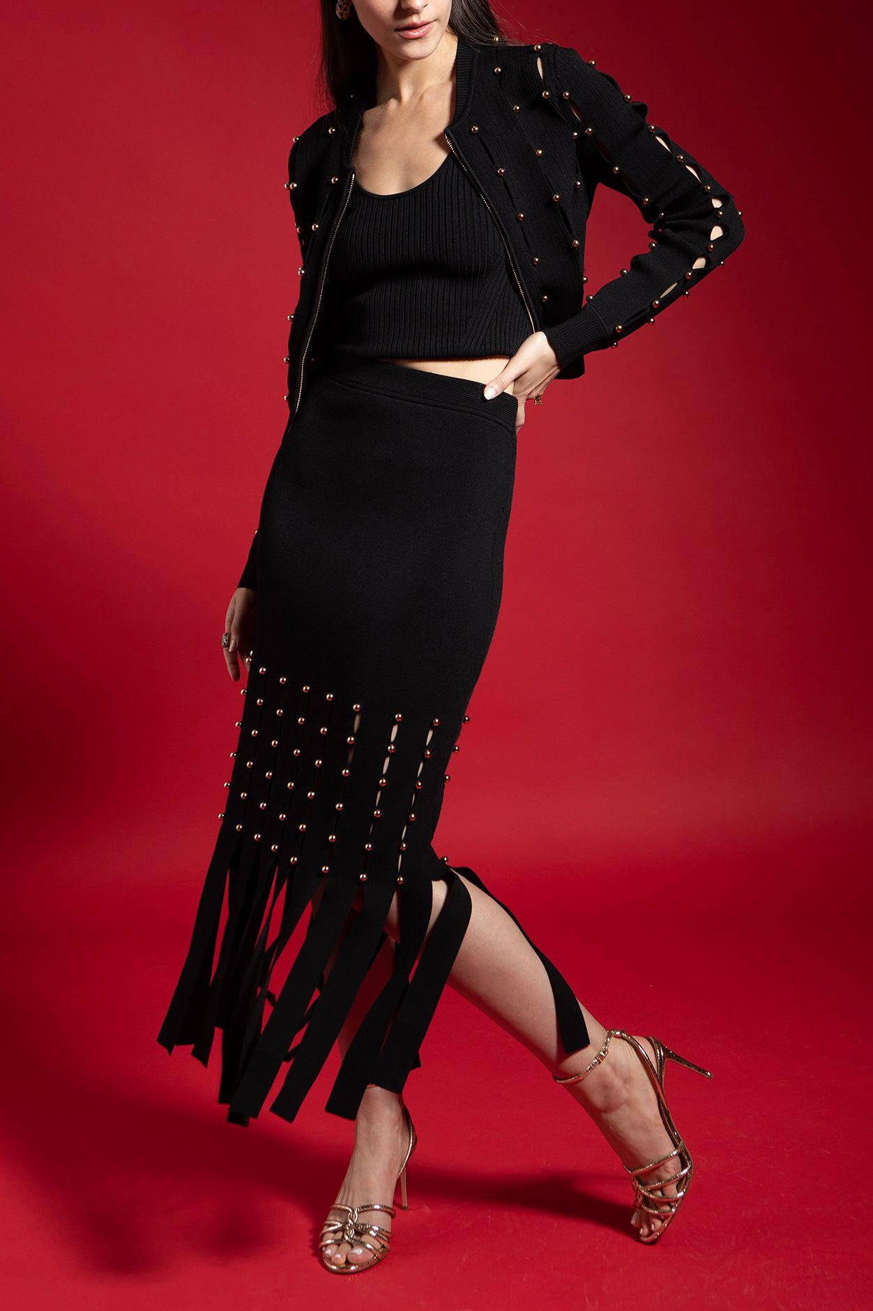 SIMKHAI-Katalina Midi Skirt-