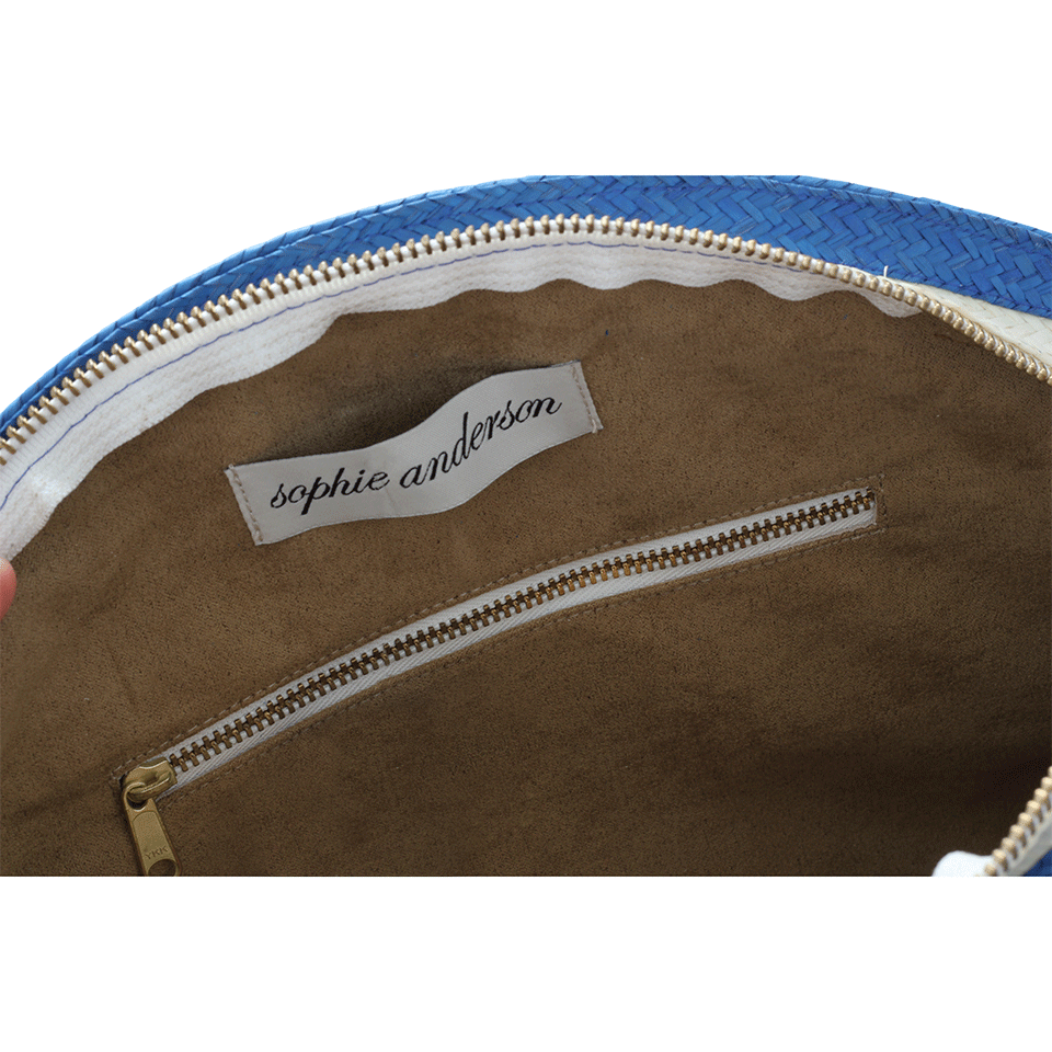 SOPHIE ANDERSON LTD-Alicia Clutch-BLUE
