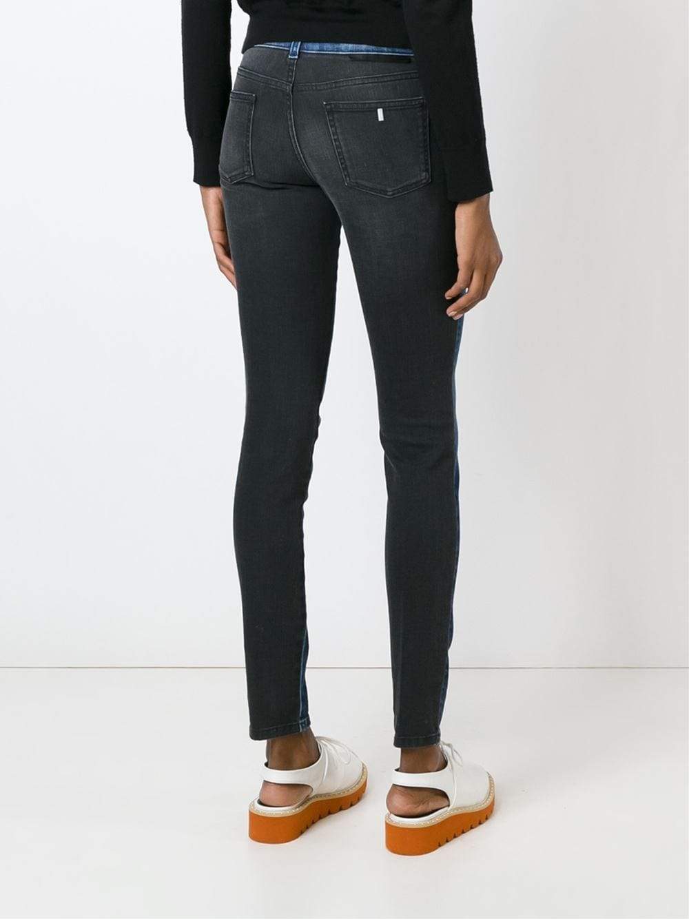 STELLA MCCARTNEY JEANS-Bi-Color Skinny Jean-