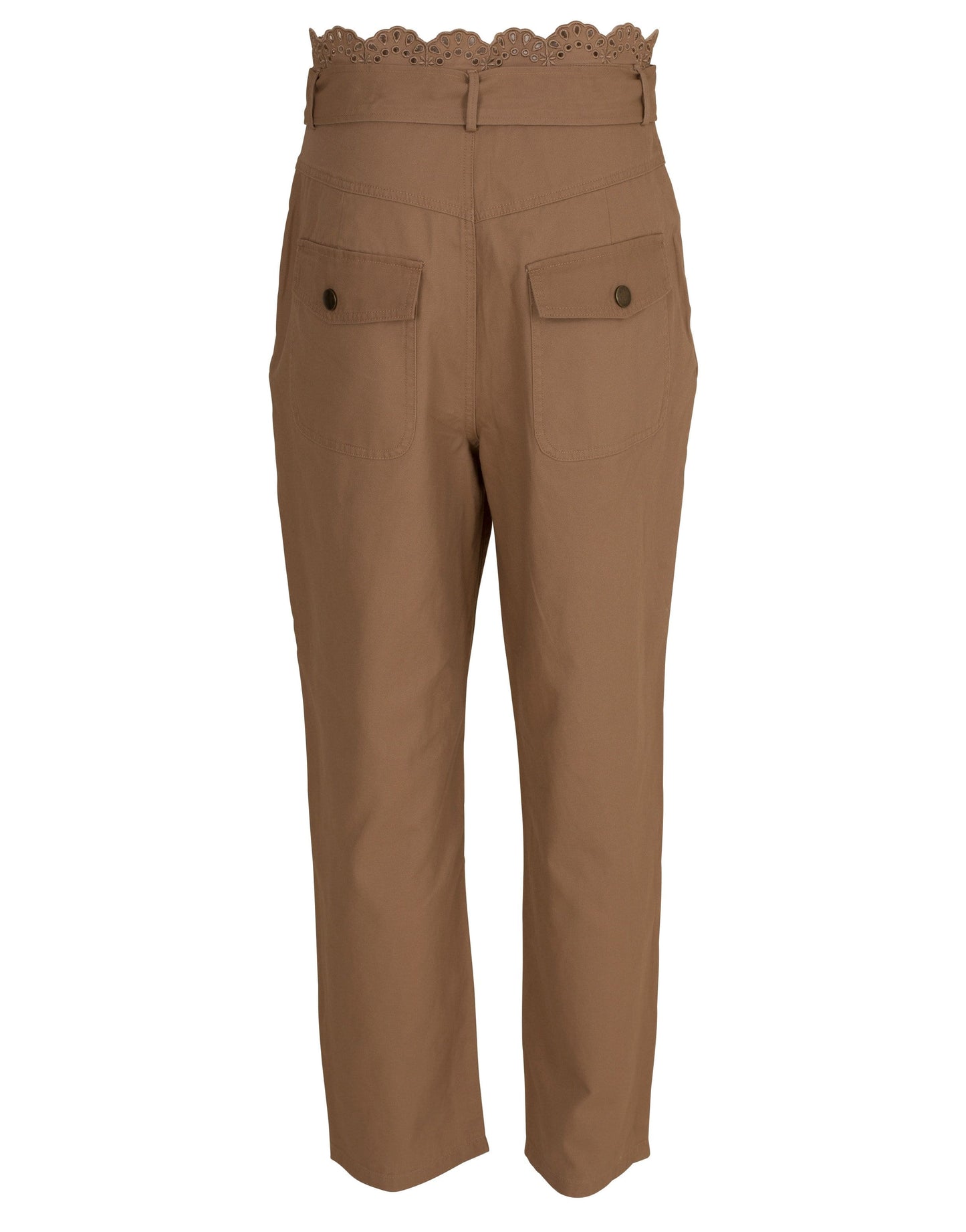 TWIN-SET-Macrame Trim Pant-