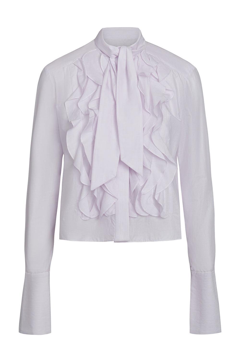 Patti Blouse-WHT/PRPL-XS-CLOTHINGTOPBLOUSE-TWP