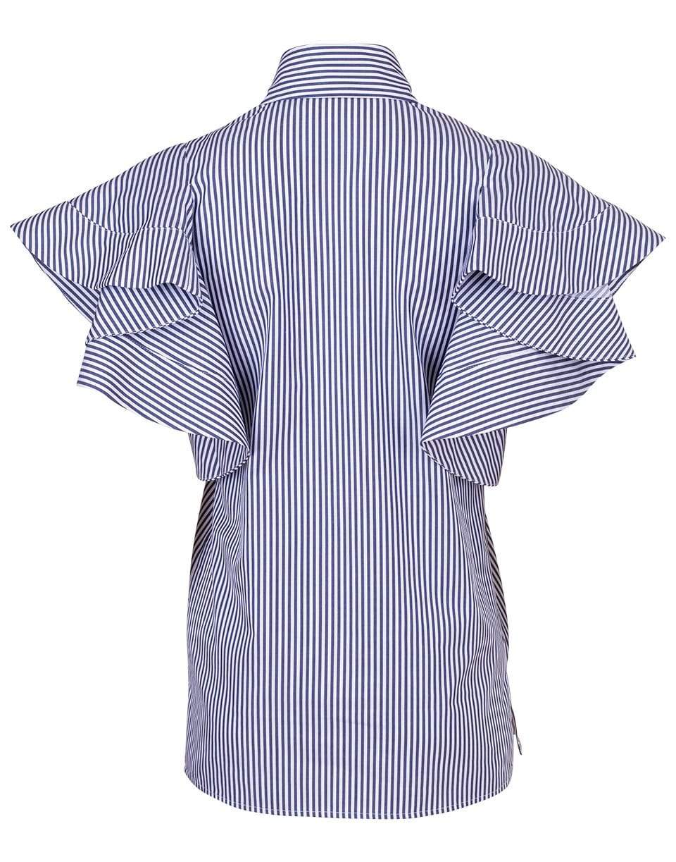 VICTORIA VICTORIA BECKHAM-Peplum Sleeve Shirt-