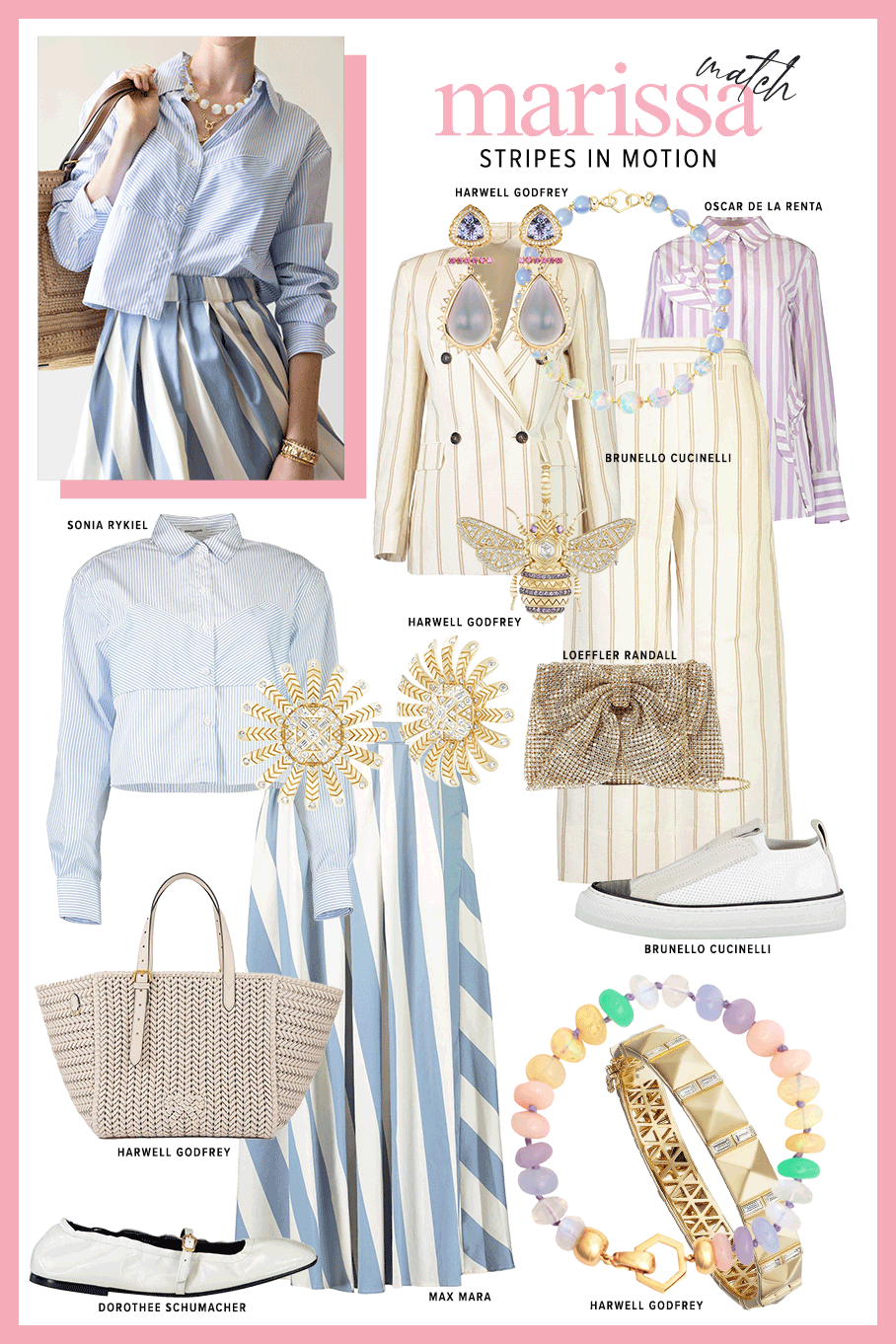marissa match x stripes in motion