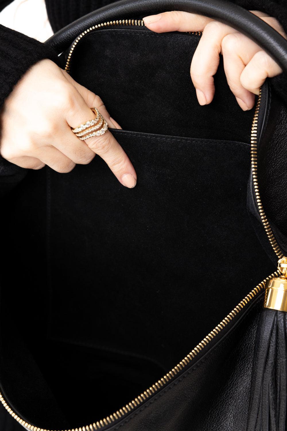 FOULARD SHOULDER BAG-BLACK-O/S-HANDBAGSHOULDER-CHLOÉ