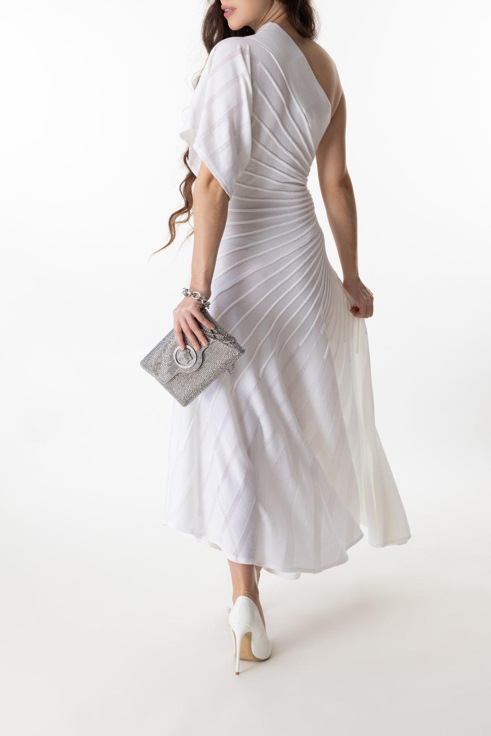 Ray Dress-BLNCNATU-36-CLOTHINGDRESSCOCKTAIL-ALAÏA