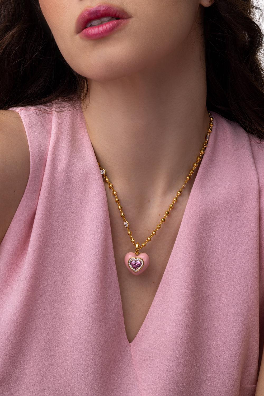 Ball Chain Diamond Necklace - 18in-YELLOW GOLD-18-JEWELRYFINE JEWELNECKLACE O-BUDDHA MAMA