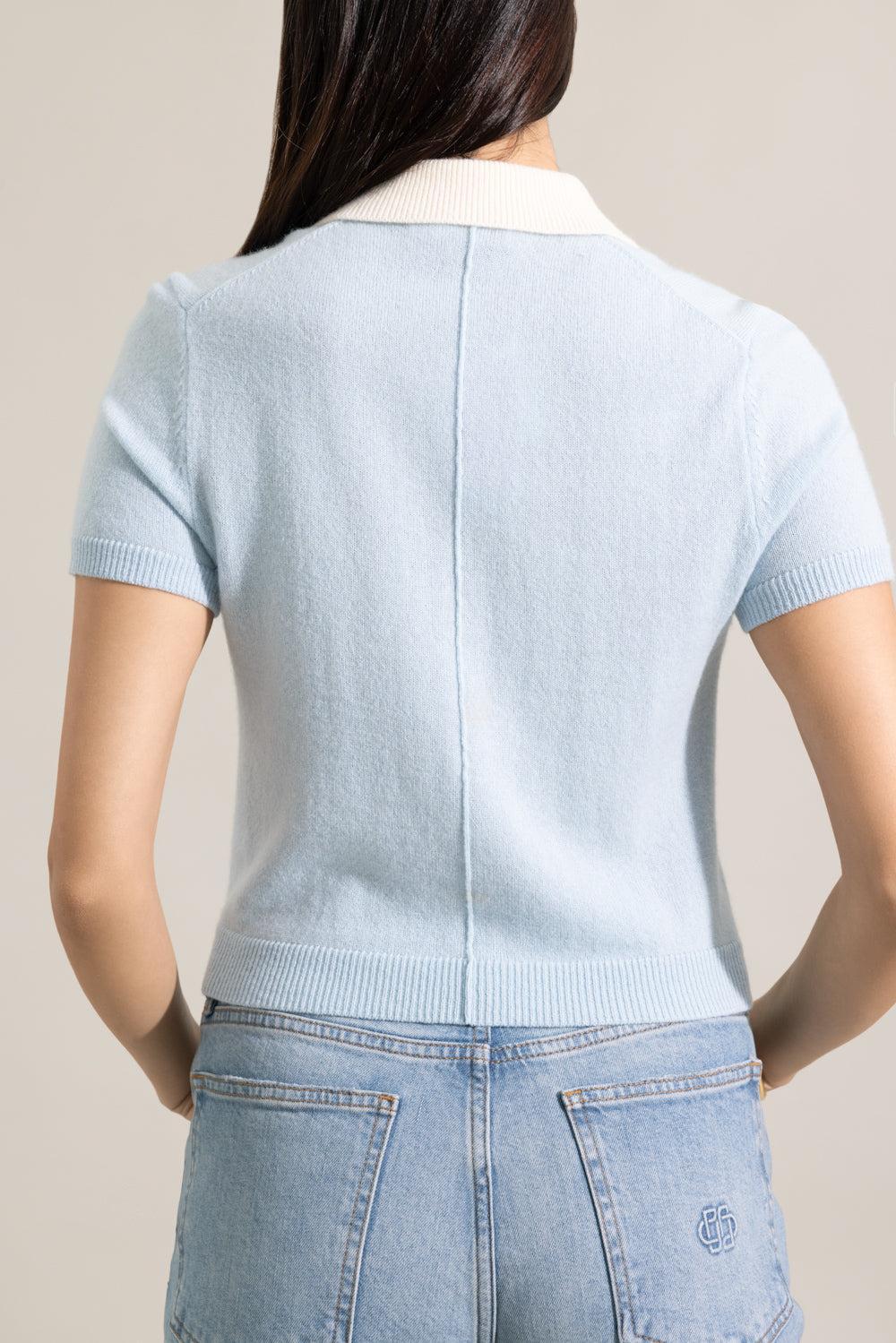 Sanders Polo Top-SKY-XS-CLOTHINGTOPKNITS-SIMKHAI