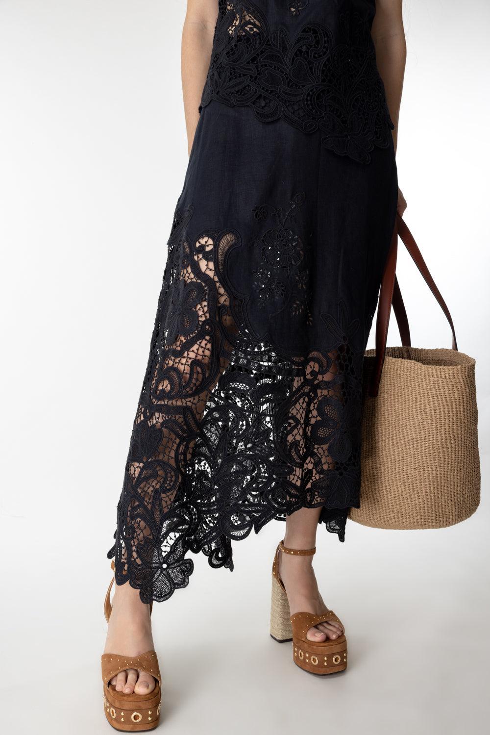 Rae Skirt-NOIR-4-CLOTHINGSKIRTMIDI-ULLA JOHNSON