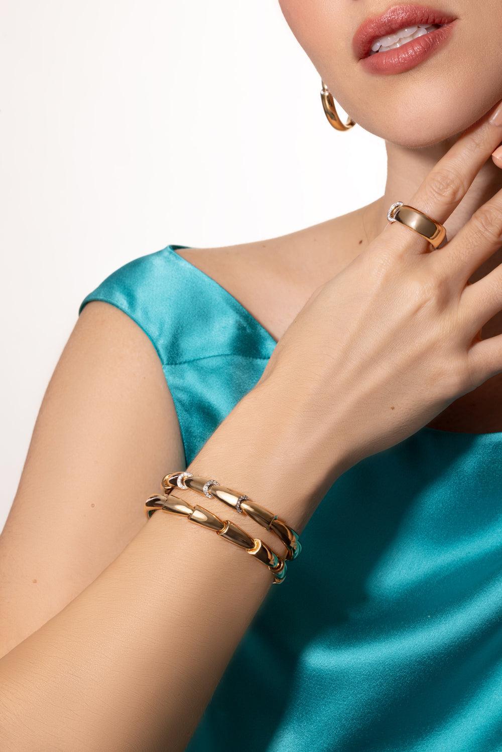 Calla Media Bracelet-ROSE GOLD-JEWELRYFINE JEWELBRACELET O-VHERNIER