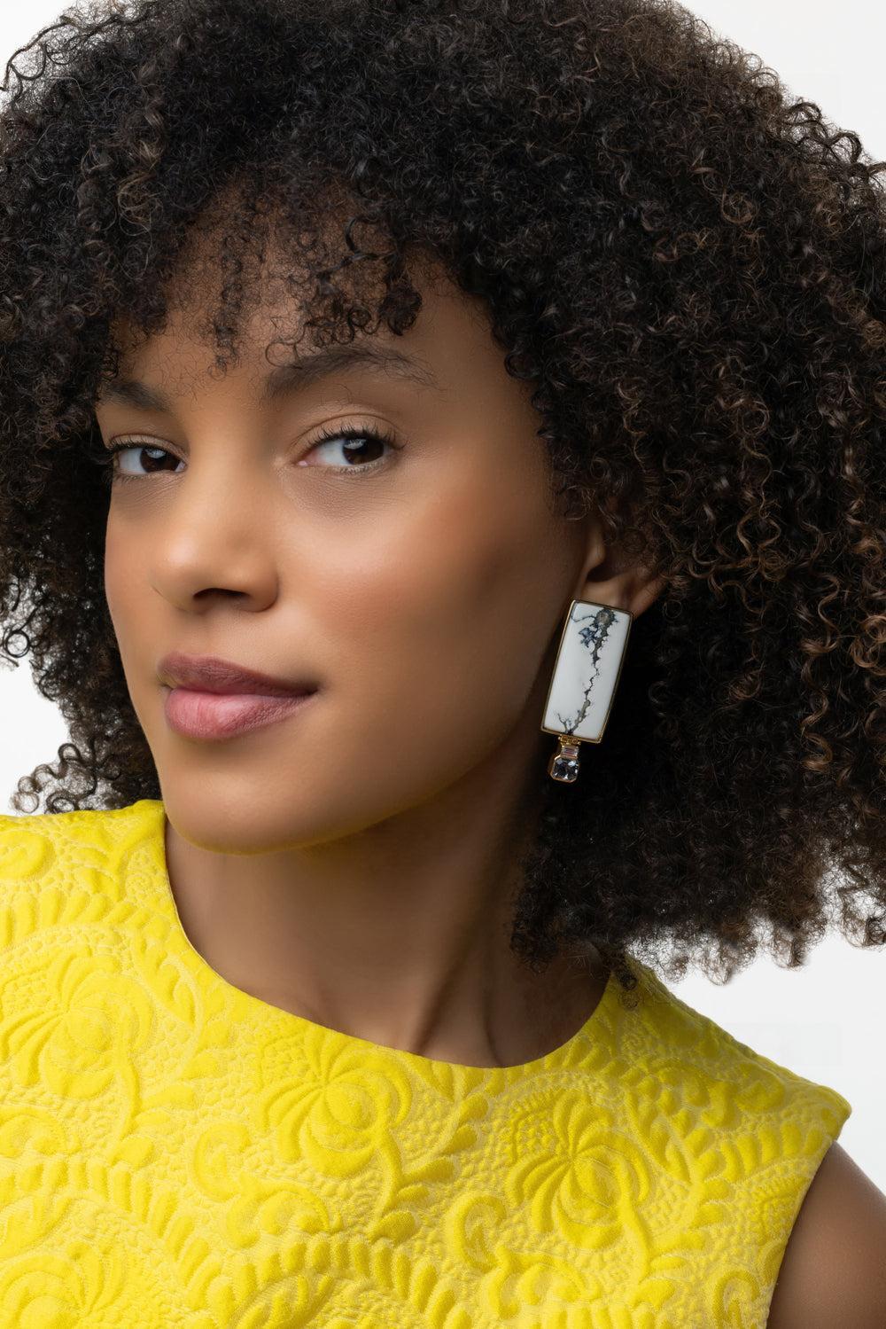 Ivory Creek Earrings-YELLOW GOLD-JEWELRYFINE JEWELEARRING-DENISE CASSOU