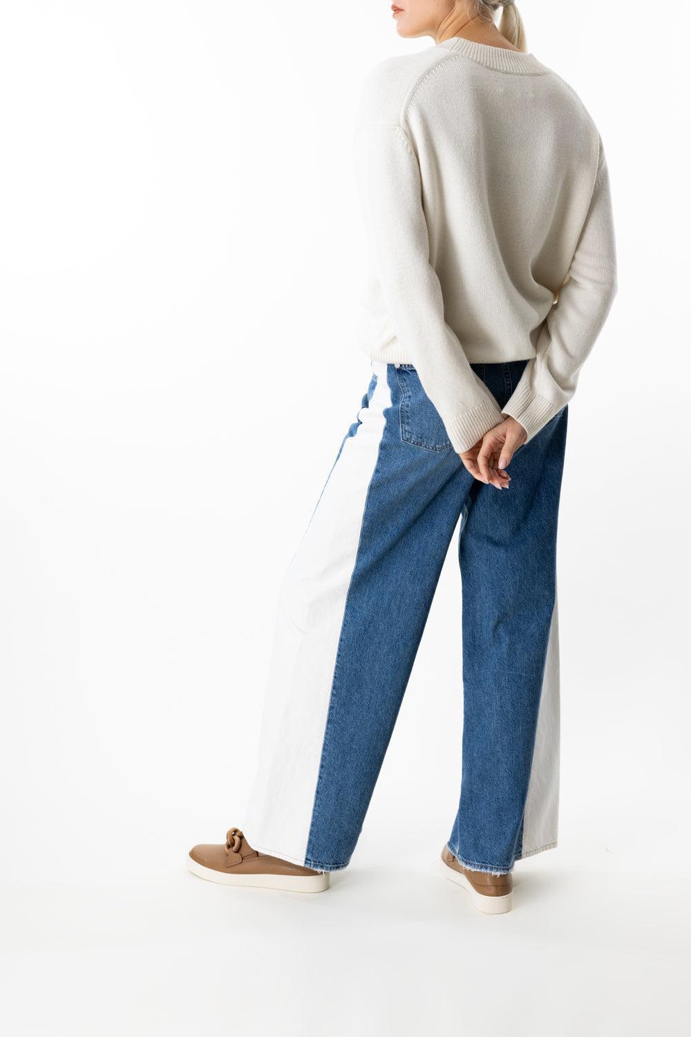 Ramblin Man Pant-WHITE/VINTAGE DENIM-26-CLOTHINGPANTDENIM-TWP
