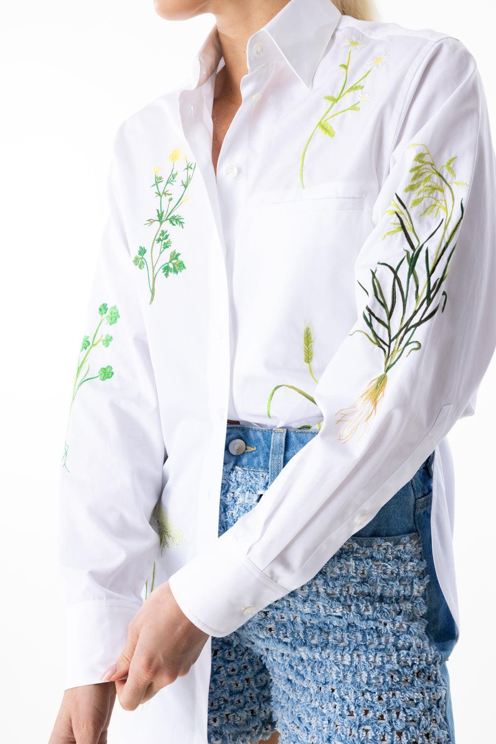 Long Sleeve Shirt-PURE WHT-34-CLOTHINGTOPBLOUSE-STELLA MCCARTNEY