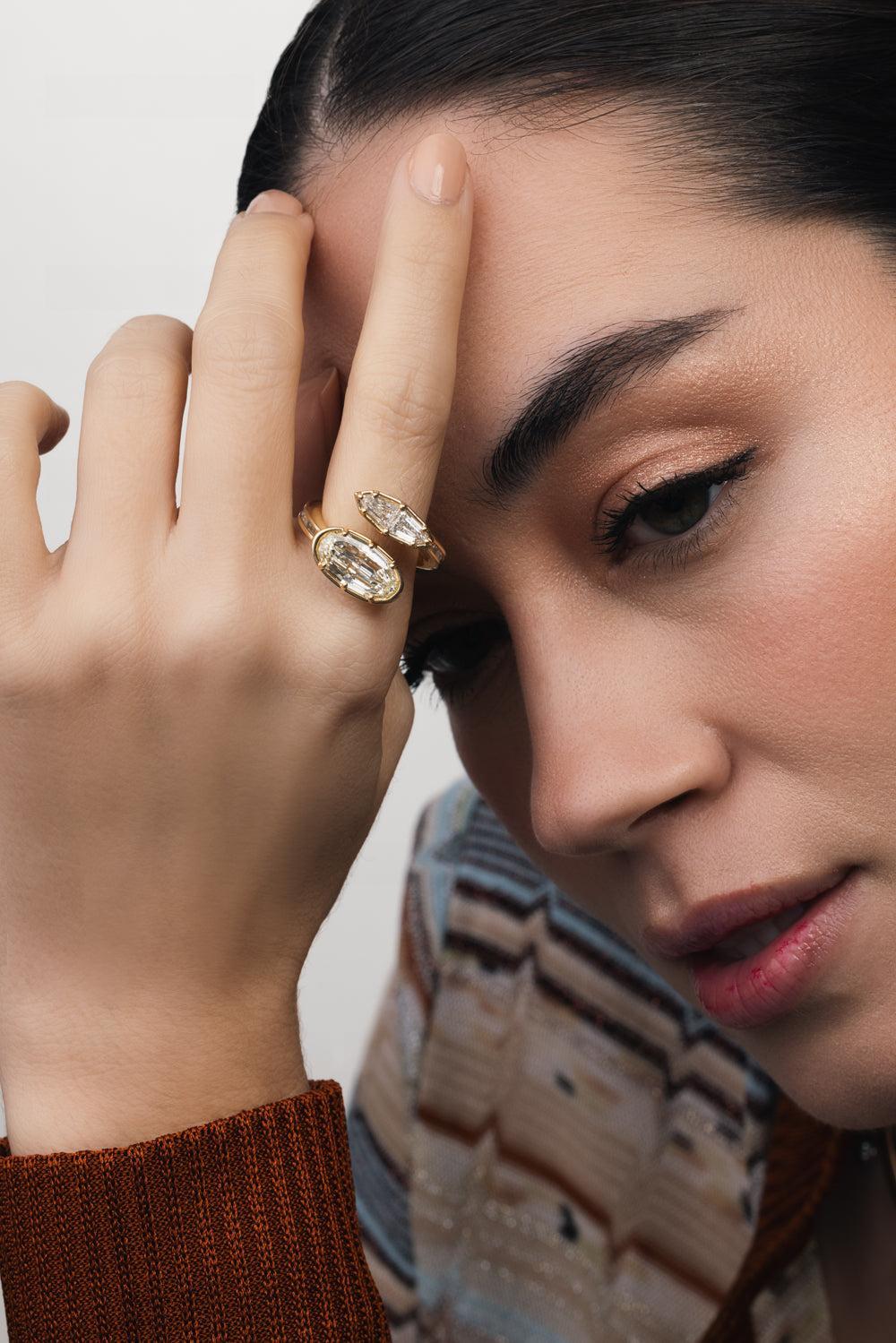 Diamond Wrap Ring-YELLOW GOLD-7-JEWELRYFINE JEWELRING-SUTRA