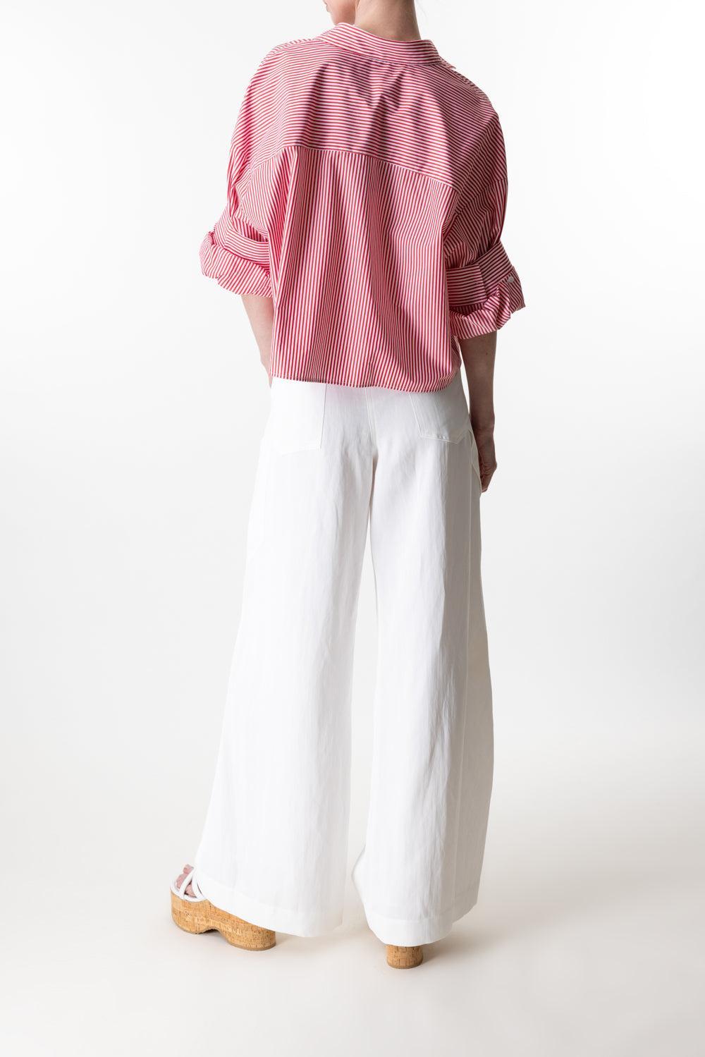 Next Ex Shirt - Red White-RED/WHT-P-CLOTHINGTOPBLOUSE-TWP
