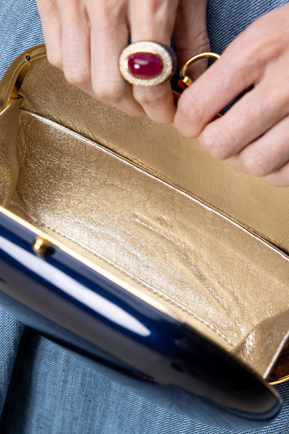 Elina Plus Clutch - Touring Navy-TOURGNVY-O/S-HANDBAGCLUTCHES-JEFFREY LEVINSON