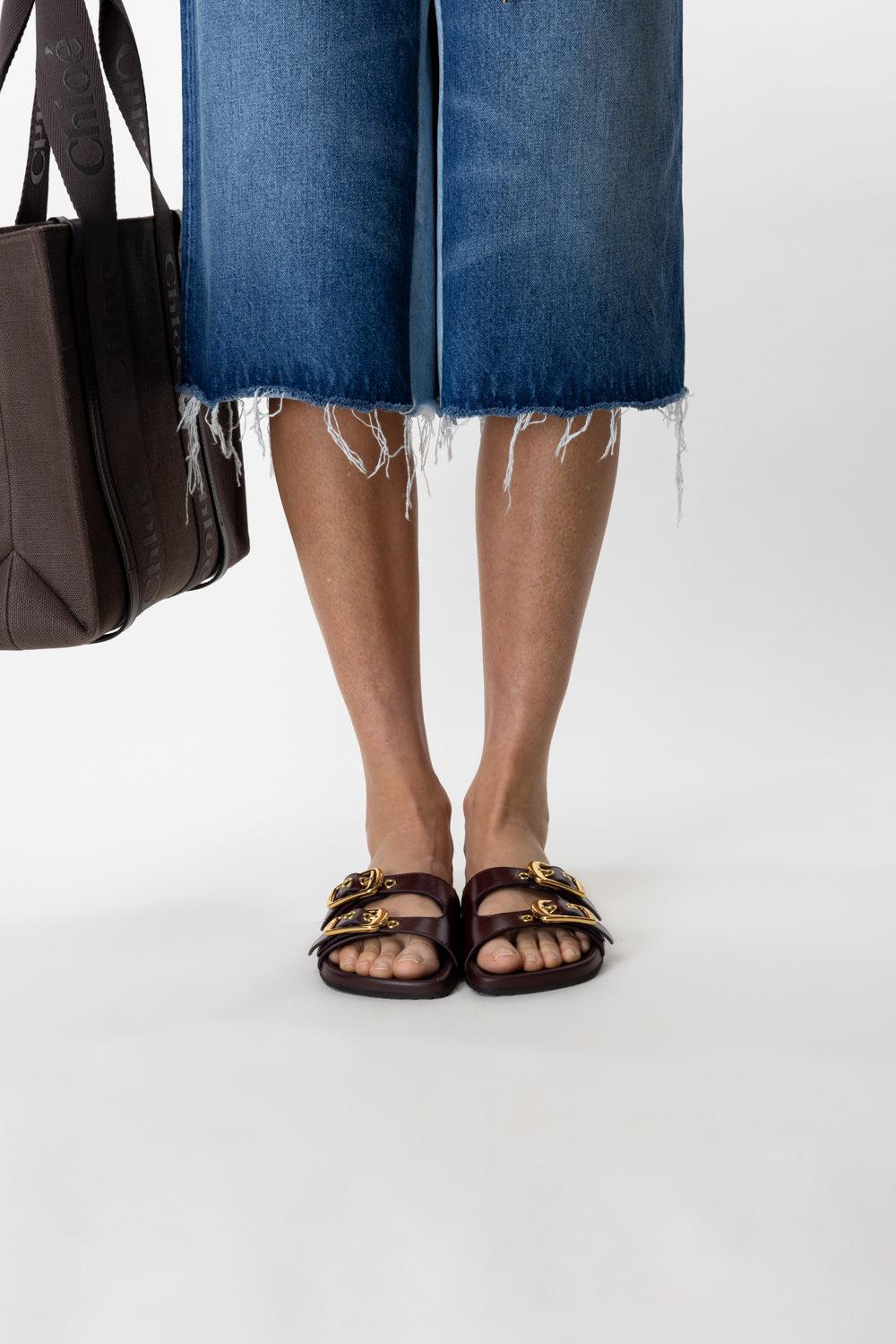 Polly Slide - Stormy Red-STRMY RD-36-SHOESANDAL-CHLOÉ