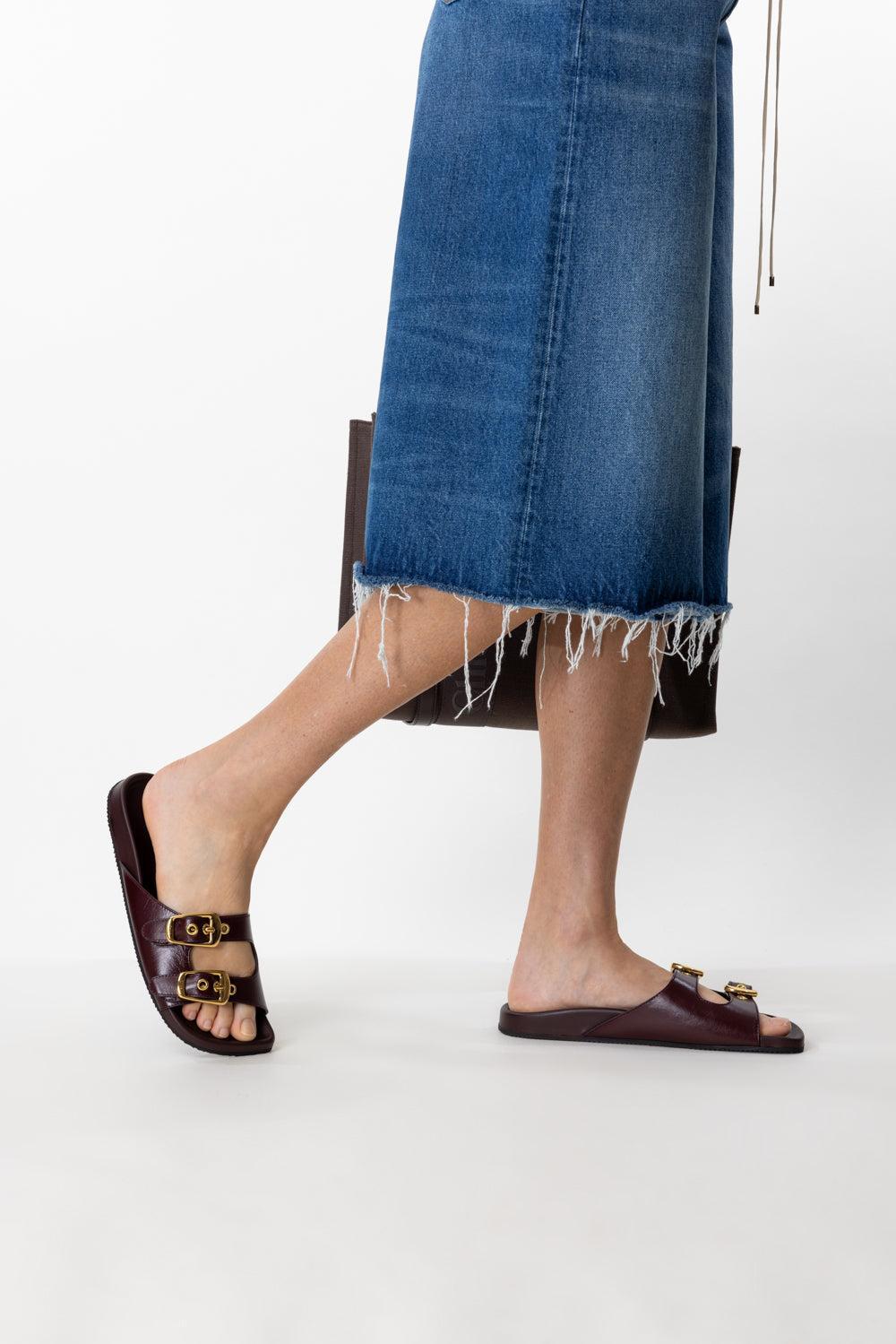 Polly Slide - Stormy Red-STRMY RD-36-SHOESANDAL-CHLOÉ
