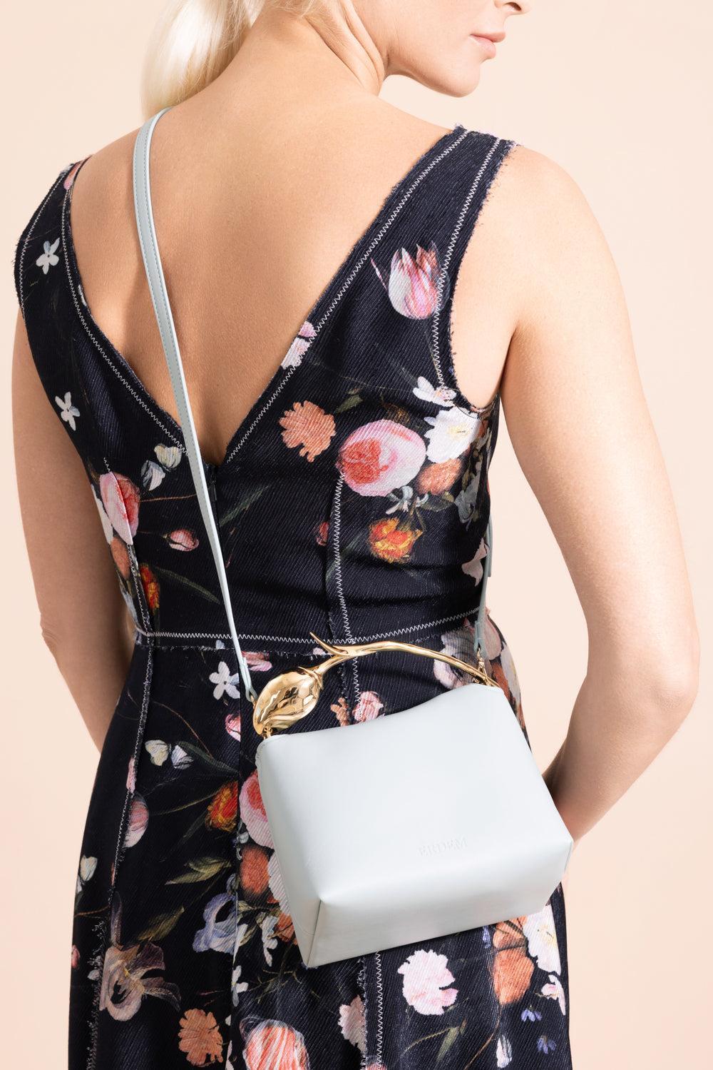Mini Bloom Bag - Duck Egg-BLUE-HANDBAGCLUTCHES-ERDEM