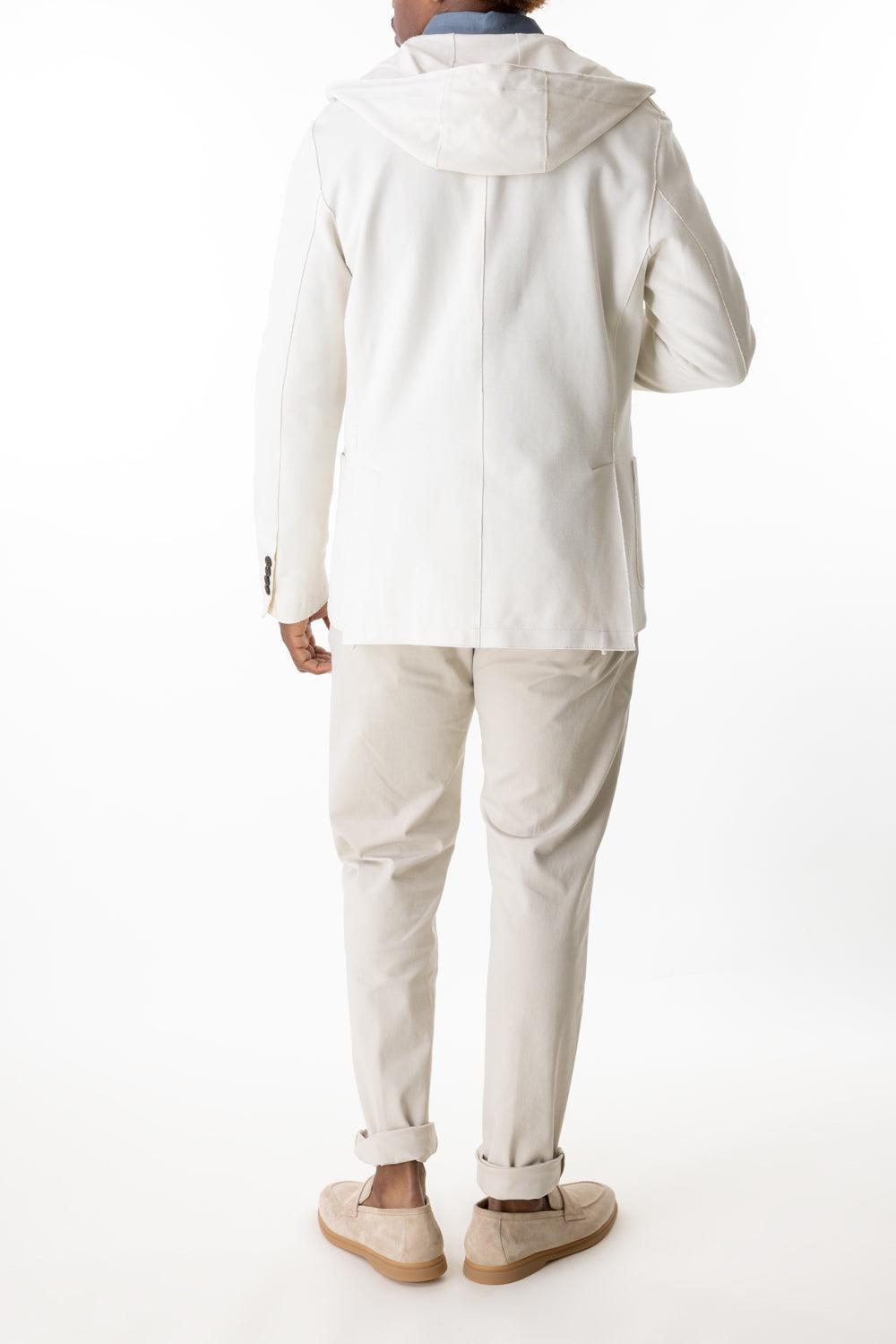 Hooded Blazer - Sand-SAND-48-MENSCLOTHINGJACKET-ELEVENTY