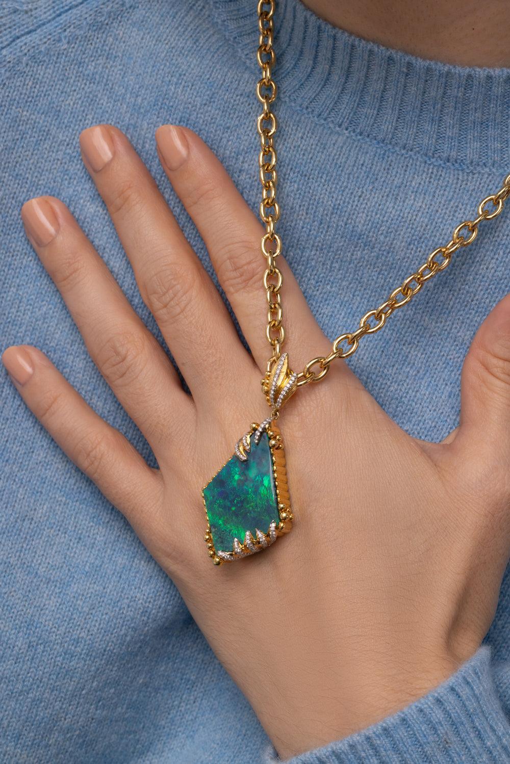 Link Chain Necklace-YELLOW GOLD-18-JEWELRYFINE JEWELNECKLACE O-VICTOR VELYAN